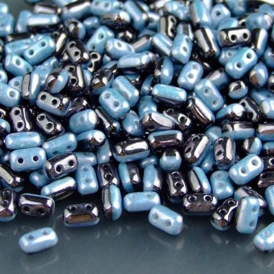 10g Rulla Duets Beads Black White Blue Luster Michael's UK Jewellery