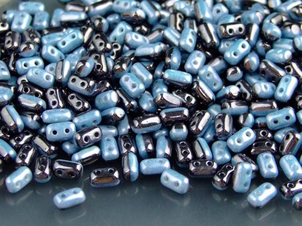 10g Rulla Duets Beads Black White Blue Luster Michael's UK Jewellery