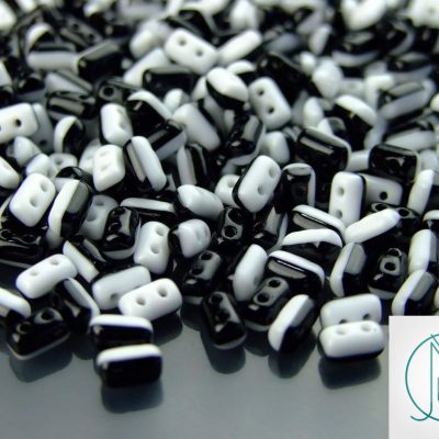 10g Rulla Duets Beads Black White Michael's UK Jewellery