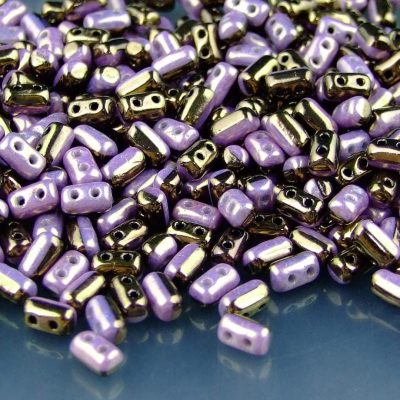 10g Rulla Duets Beads Black White Purple Vega Michael's UK Jewellery
