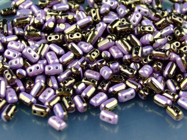 10g Rulla Duets Beads Black White Purple Vega Michael's UK Jewellery