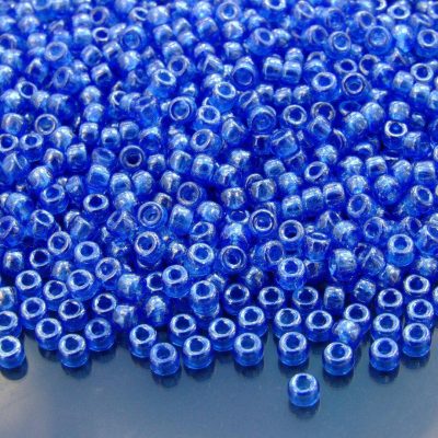 10g Sapphire Luster MATUBO Seed Beads 8/0 3mm Michael's UK Jewellery