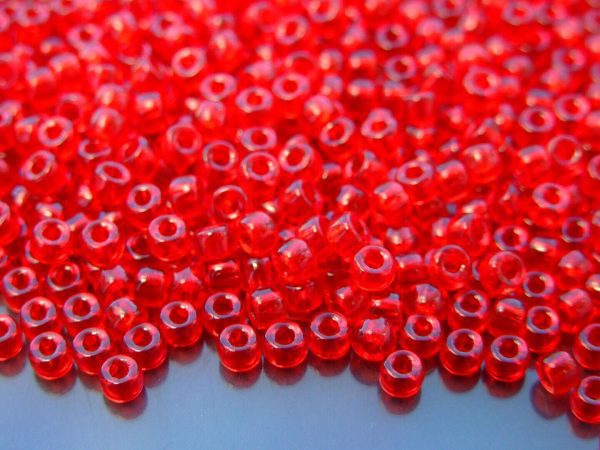 10g Siam Ruby MATUBO Seed Beads 6/0 4mm Michael's UK Jewellery