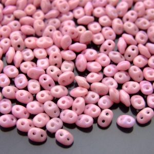 20g MATUBO™ Beads SuperDuo Chalk Lila Luster 14494WH beads mouse