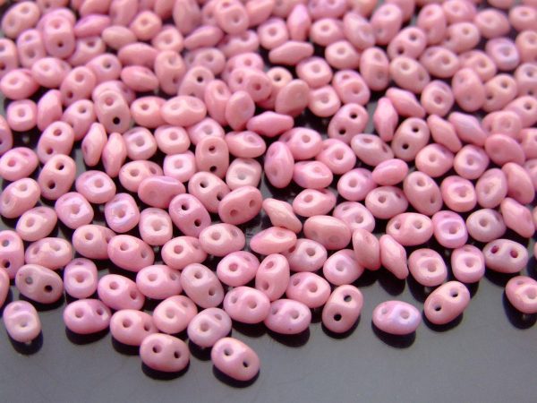 20g MATUBO™ Beads SuperDuo Chalk Lila Luster 14494WH beads mouse