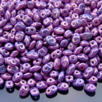 MATUBO™ Beads SuperDuo Chalk Vega Luster Luster Metallic Amethyst LE03000 beads mouse