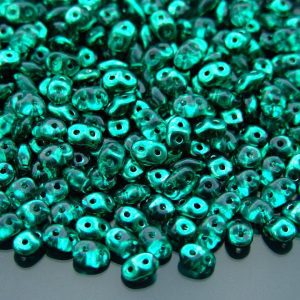 20g MATUBO™ Beads SuperDuo Metalust Half Emerald Gr. Cr. S25580CR beads mouse