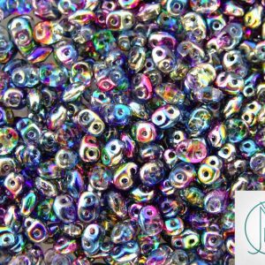 10g SuperDuo Beads Crystal Magic Blue Pink Michael's UK Jewellery