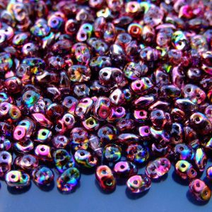 20g MATUBO™ Beads SuperDuo Crystal Magic Red Brown 95200 beads mouse