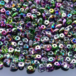 20g MATUBO™ Beads SuperDuo Crystal Magic Violet Green 95000 beads mouse