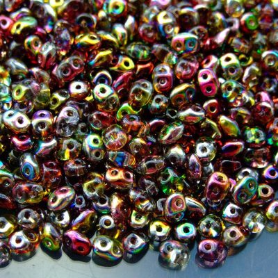 20g MATUBO™ Beads SuperDuo Crystal Magic Yellow Red 95600CR beads mouse