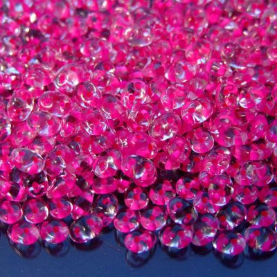20g MATUBO™ Beads SuperDuo Crystal Pink Lined 44877CR beads mouse