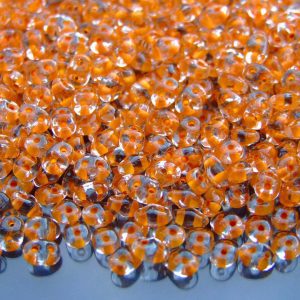 10g SuperDuo Beads Crystal Topaz Lined Michael's UK Jewellery