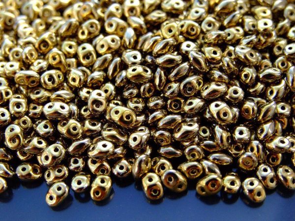 10g SuperDuo Beads Gold Michael's UK Jewellery