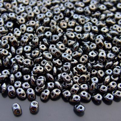 20g MATUBO™ Beads SuperDuo Hematite L23980 beads mouse