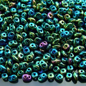 20g MATUBO™ Beads SuperDuo Iris Green 21455JT beads mouse