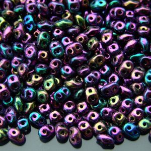 10g SuperDuo Beads Iris Purple Michael's UK Jewellery