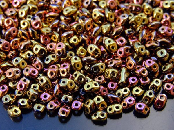 20g MATUBO™ Beads SuperDuo Jet Pink California 98544CR beads mouse