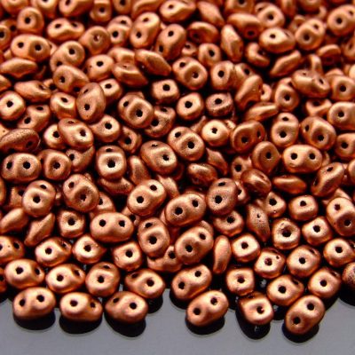 10g SuperDuo Beads Matte Metallic Copper Michael's UK Jewellery