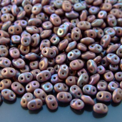 20g MATUBO™ Beads SuperDuo Matte Nebula Ashen Grey S8C43020 beads mouse