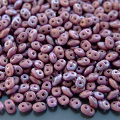 20g MATUBO™ Beads SuperDuo Nebula Matte Amethyst Opaque S8C23020 beads mouse