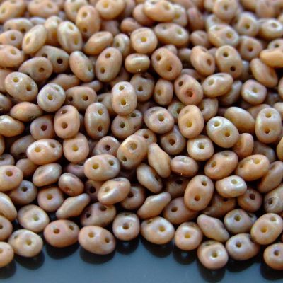 20g MATUBO™ Beads SuperDuo Nebula Matte Beige Opaque S8C13020 beads mouse