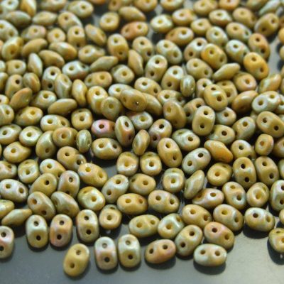 20g MATUBO™ Beads SuperDuo Nebula Matte Yellow Opaque S8C83120 beads mouse