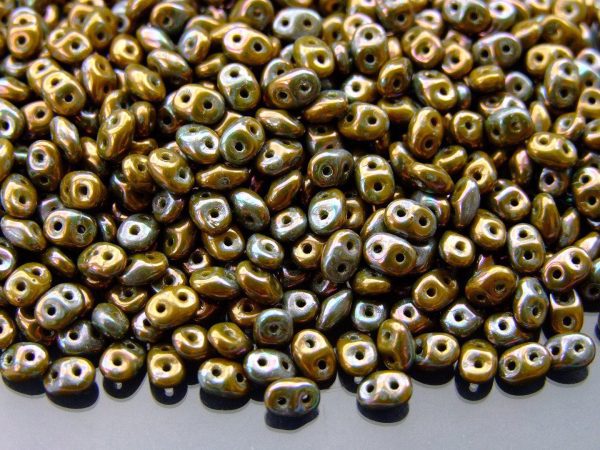 20g MATUBO™ Beads SuperDuo Nebula Olivine Opaque S7C53410 beads mouse