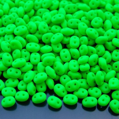 20g MATUBO™ Beads SuperDuo Neon Green 25124AL beads mouse