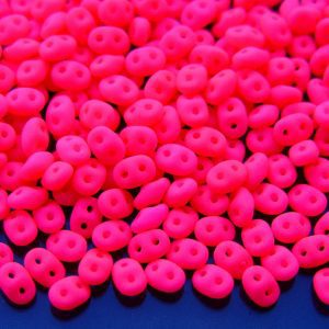 20g MATUBO™ Beads SuperDuo Neon Pink 25123AL beads mouse