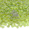 20g MATUBO™ Beads SuperDuo Olivine Matte Transparent Green