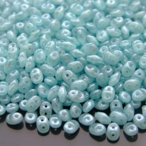 20g MATUBO™ Beads SuperDuo Opal Aquamarine Luster L61000 beads mouse