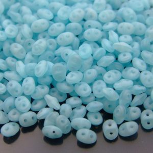20g MATUBO™ Beads SuperDuo Opal Matte Aquamarine M61000 beads mouse