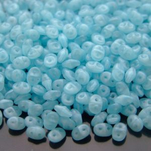 20g MATUBO™ Beads SuperDuo Opal Aquamarine 61000 beads mouse