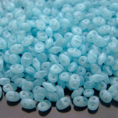 20g MATUBO™ Beads SuperDuo Opal Aquamarine 61000 beads mouse