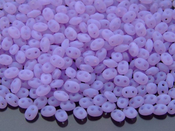20g MATUBO™ Beads SuperDuo Opal Matte Dark Violet M21310 beads mouse
