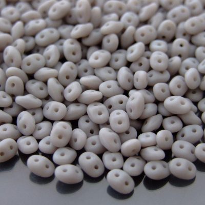 20g MATUBO™ Beads SuperDuo Opal Matte Grey M43020 beads mouse