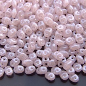 20g MATUBO™ Beads SuperDuo Opal Luster Light Pink L71200 beads mouse