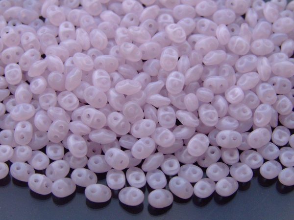 20g MATUBO™ Beads SuperDuo Opal Light Pink 71200 beads mouse