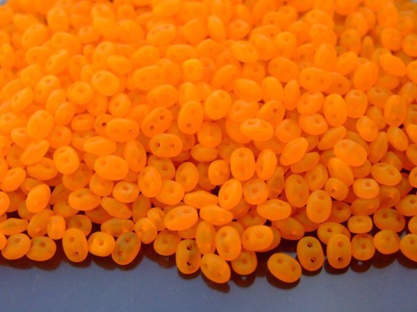 20g MATUBO™ Beads SuperDuo Opal Matte Orange M81250 beads mouse
