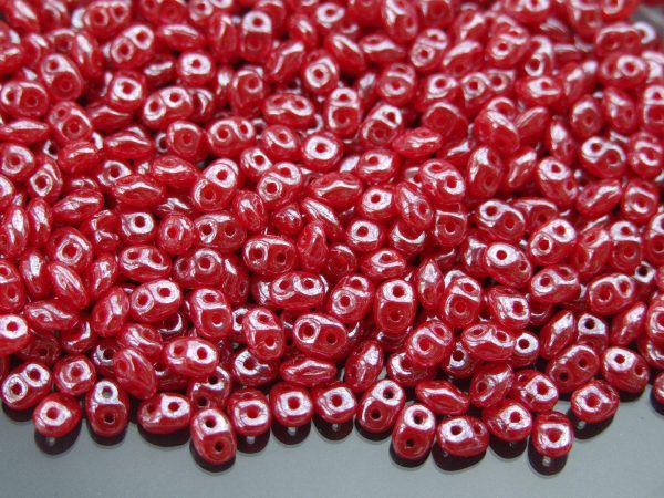 20g MATUBO™ Beads SuperDuo Opal Luster Dark Red L91250 beads mouse
