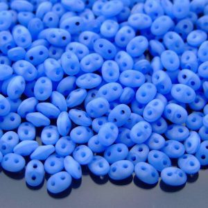 20g MATUBO™ Beads SuperDuo Opal Matte Sapphire M31010 beads mouse