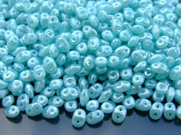 20g MATUBO™ Beads SuperDuo Opal Luster Seafoam L61300 beads mouse