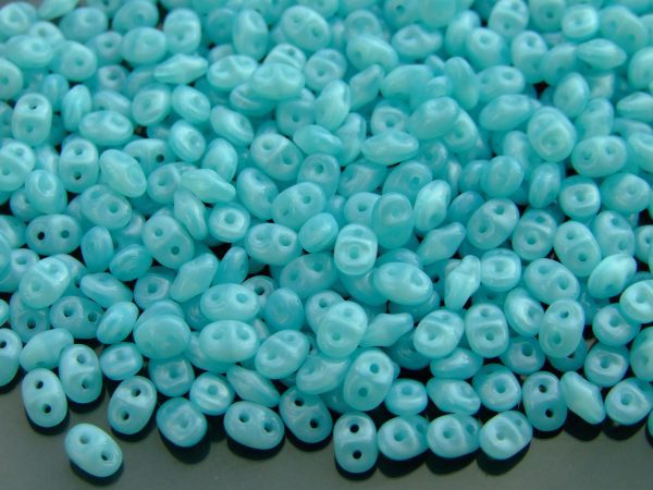 20g MATUBO™ Beads SuperDuo Opal Seafoam 61300 beads mouse