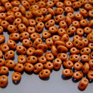 20g MATUBO™ Beads SuperDuo Opaque Umber Brown 13600 beads mouse