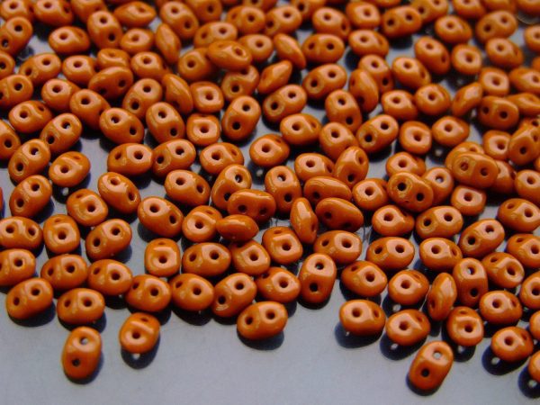 20g MATUBO™ Beads SuperDuo Opaque Umber Brown 13600 beads mouse