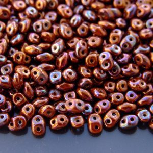 20g MATUBO™ Beads SuperDuo Nebula Brown Umber Opaque S7C13600 beads mouse