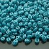 20g MATUBO™ Beads SuperDuo Luster Turquoise Blue Opaque L63030 beads mouse