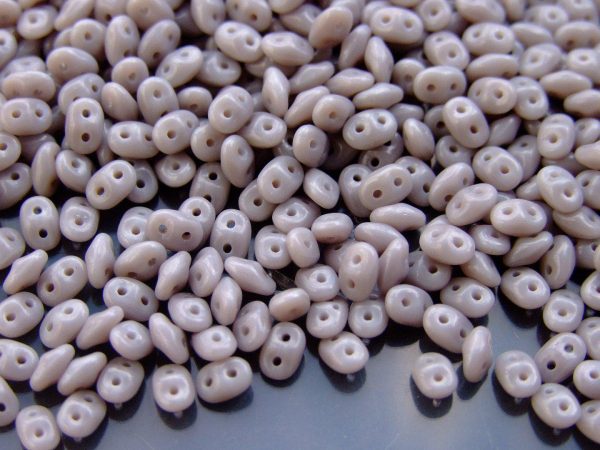 20g MATUBO™ Beads SuperDuo Opaque Grey 43020 beads mouse