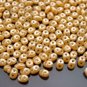 20g MATUBO™ Beads SuperDuo Luster Ivory Opaque L13020 beads mouse